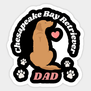 Cute Chesapeake Bay retriever Life is better with my dogs I love all the dogs Sticker